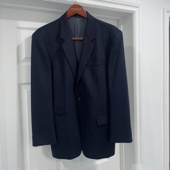 Midnight Blue 40R Suit and Pants - Picture 1 of 8
